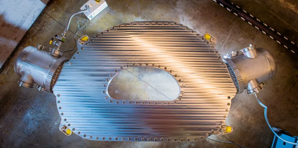 The magnet that created the record-breaking field.