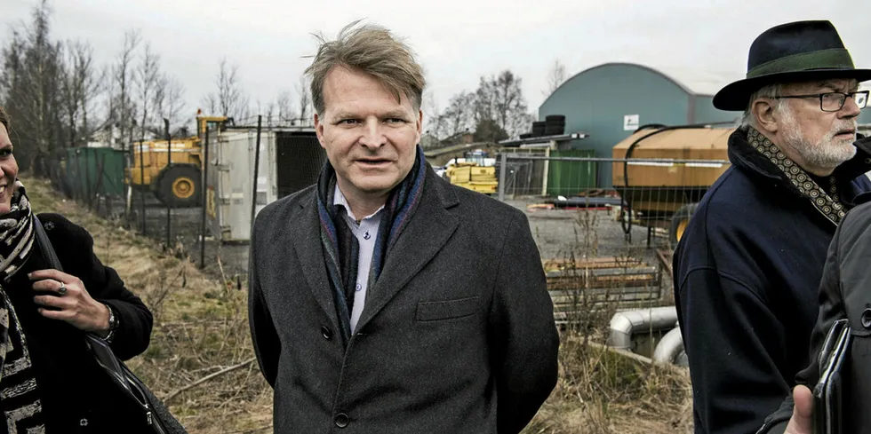 Nordic Aquafarms CEO Erik Heim. Erik Heim.