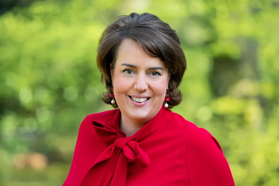 Mega-project: TenneT chief executive Manon van Beek.