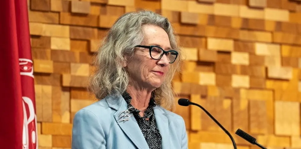 Canada Fisheries Minister Joyce Murray is overseeing the creation of a netpen transition plan in British Columbia.