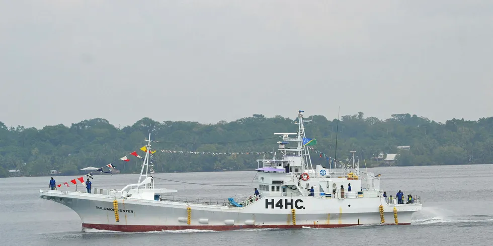 Tri Marine's Solomon Hunter.