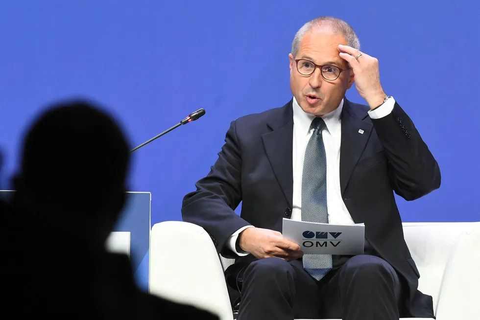 ‘Accelerating transition’: OMV chief executive Alfred Stern