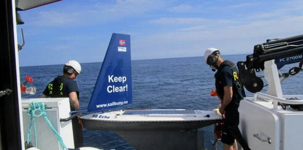 The Sailbuoy.