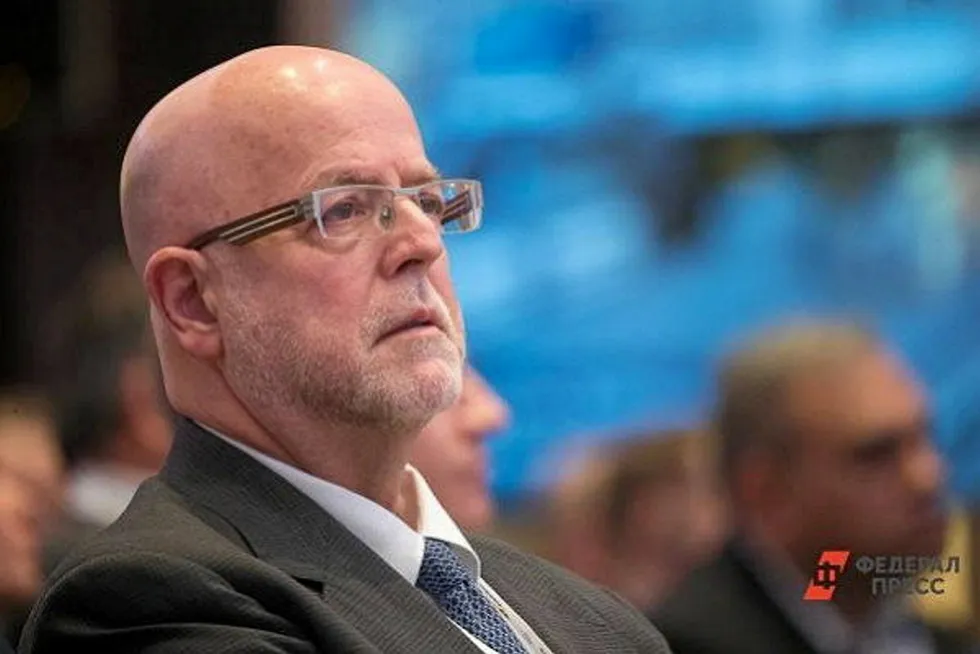 Forward vision: first vice president of Russian oil producer Rosneft, Eric Liron
