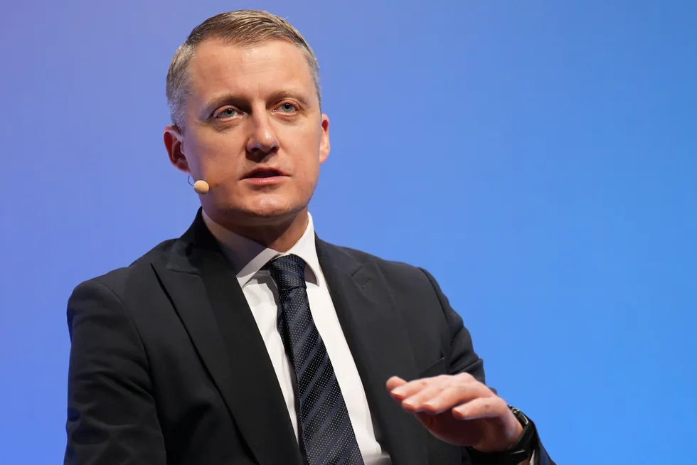 Lithuanian energy minister Zygimantas Vaiciunas