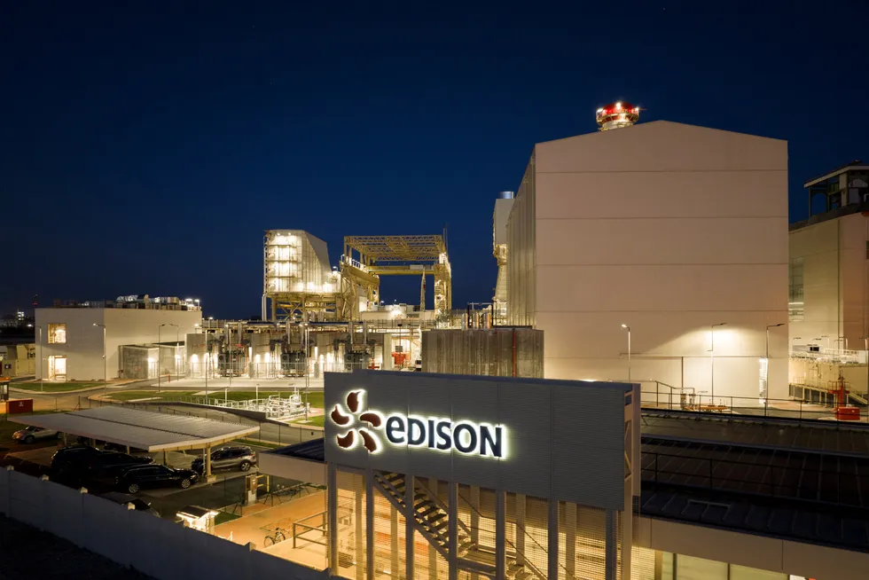Supportive: Italian utility Edison remains upbeat on East Mediterranean gas pipeline.