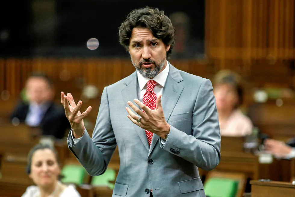 Response: Canadian Prime Minister Justin Trudeau