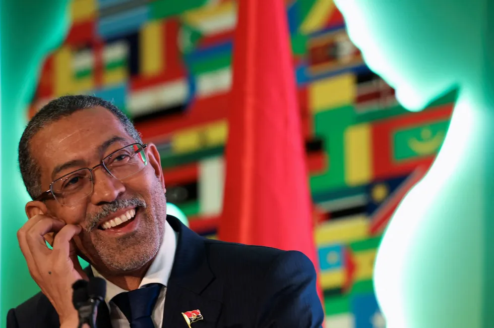 Angola’s Minister of Mineral Resources, Petroleum & Gas, Diamantino Pedro Azevedo.