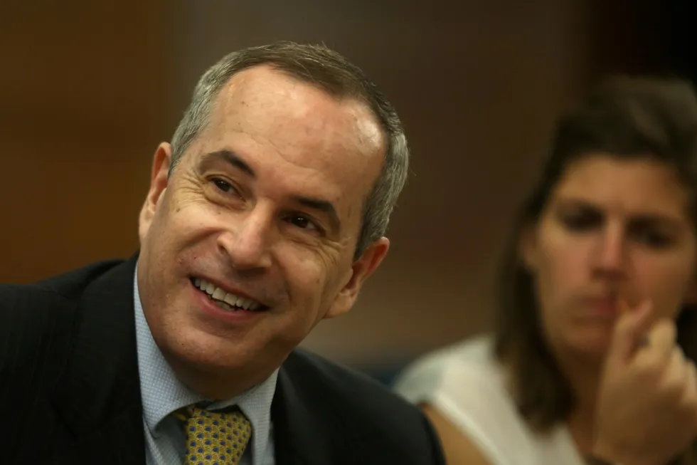All smiles: Enauta chief executive Decio Oddone.