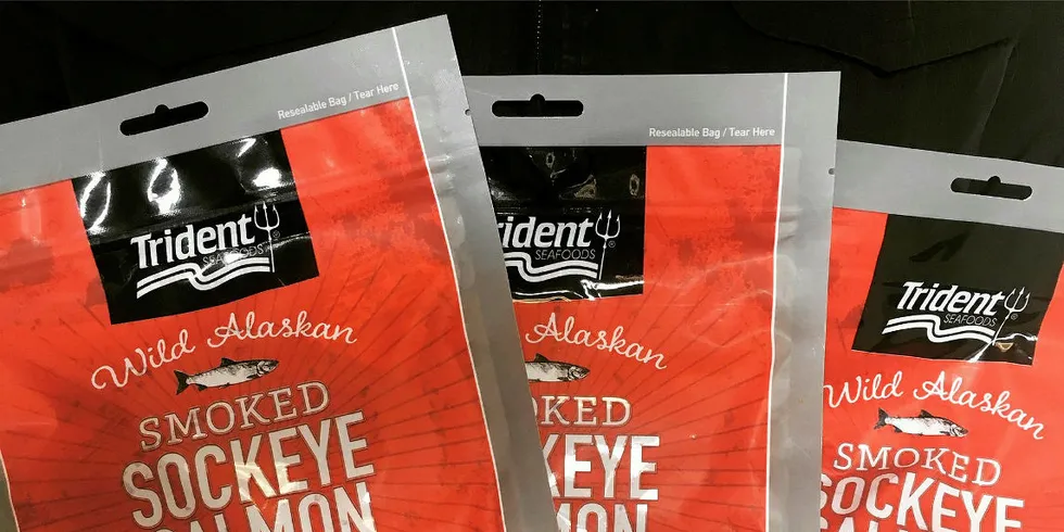 Trident is hoping it can carve out a niche for its salmon jerky in the beef dominated category.