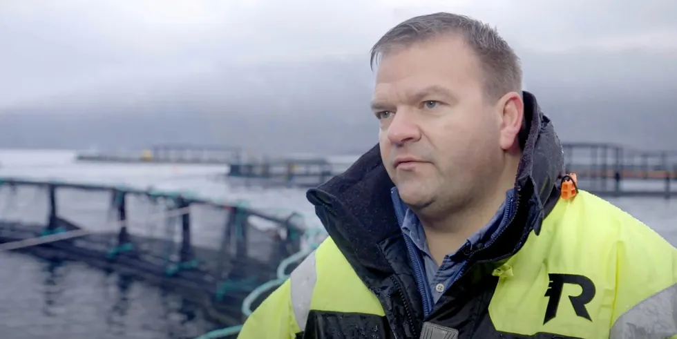 Roger Hofseth purchased land that may be suitable for a land-based salmon project.