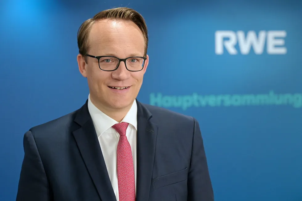 RWE chief financial officer Markus Krebber.