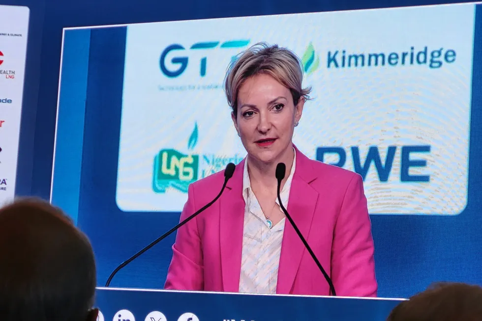 Greek Deputy Minister of Environment & Energy Alexandra Sdoukou said the incoming FSRU will double import capacity.