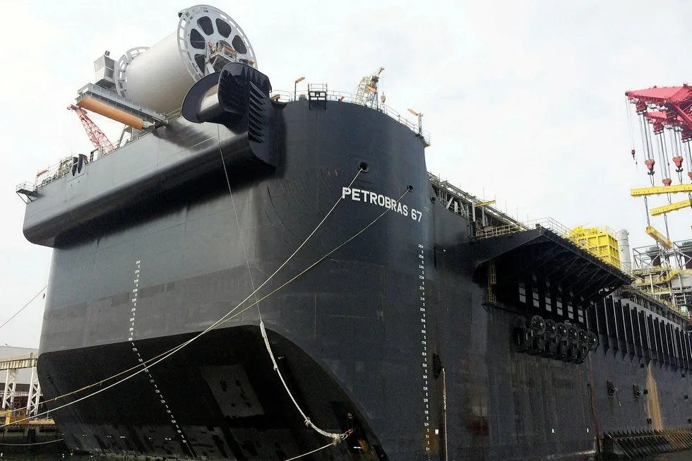 Special request: the P-67 hull at COOEC’s Qingdao yard