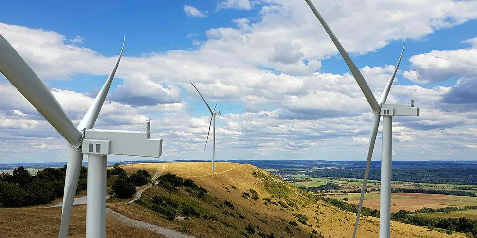 A rendering of GE's new Cypress turbines.