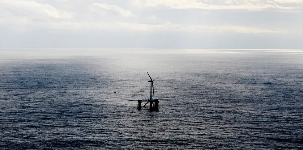 Floating wind prototype off Fukushima, Japan in 2013