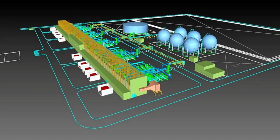 3D modelling of a Hydrostor 500MW project.
