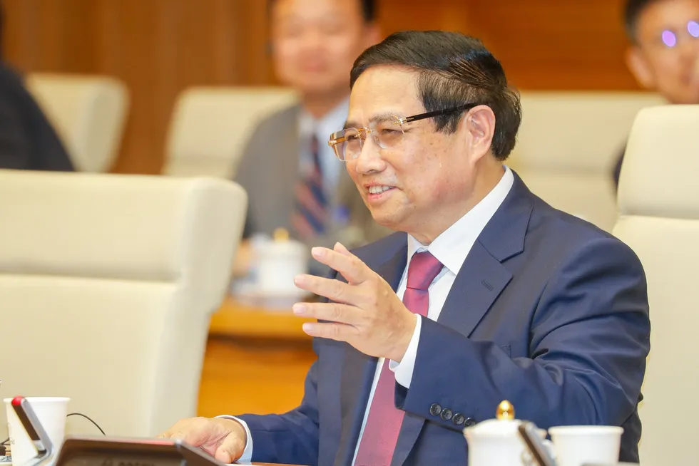 Vietnamese Prime Minister, Pham Minh Chinh.