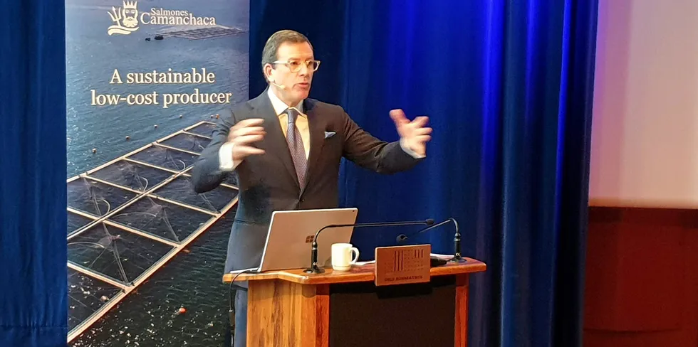 Salmones Camanchaca CEO fears the impact of the law will severely damage small and medium sized suppliers reliant on salmon producers in Chile.