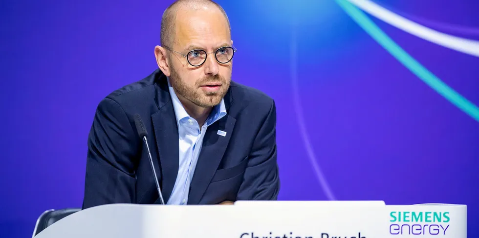 Siemens Energy CEO Christian Bruch.