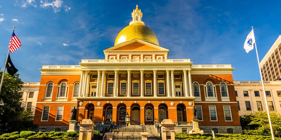 The Massachusetts State House in Boston.