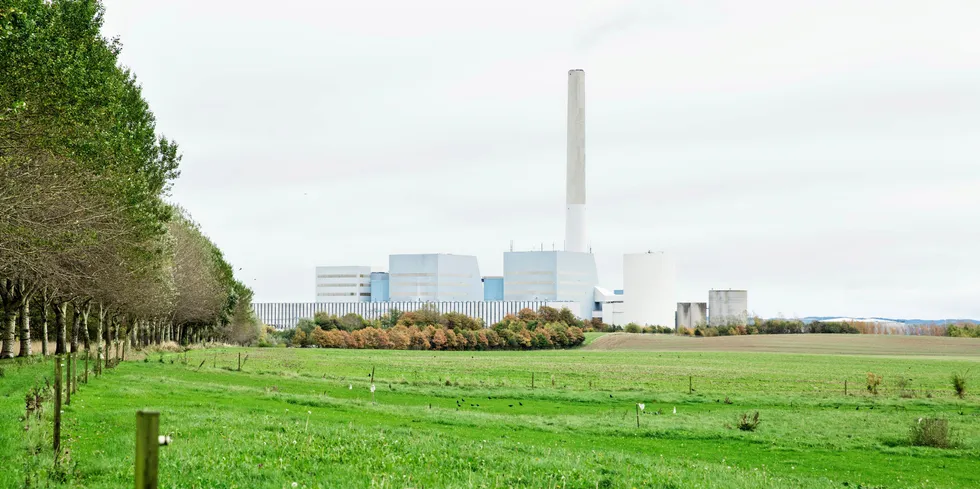 Orsted bioenergy plant at Studstrup, Denmark