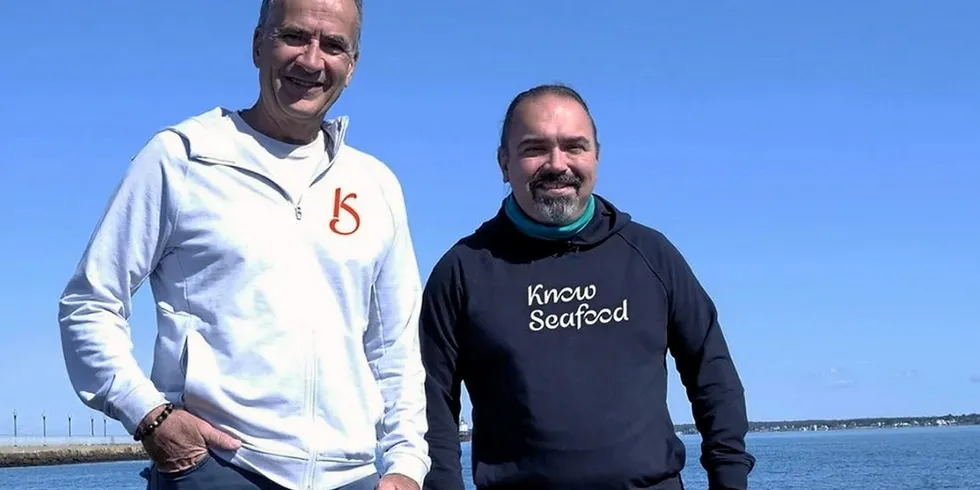 KnowSeafood founders Dan McQuade (left) and Paul Neves have joined S2G.