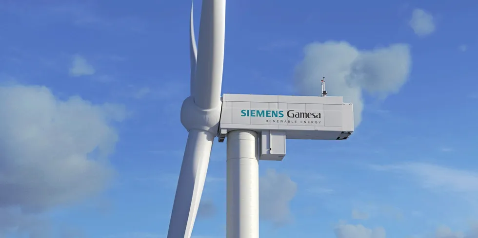 Siemens Gamesa 5.X turbine Siemans Gamesa. Siemans Gamesa