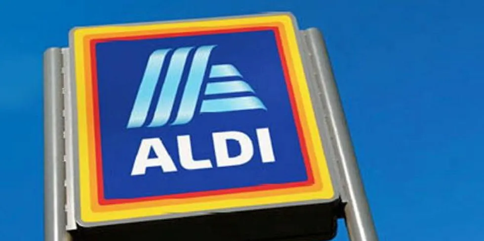Discounter Aldi now has the second largest market share in the retail cod market in the UK, replacing Sainsbury's.