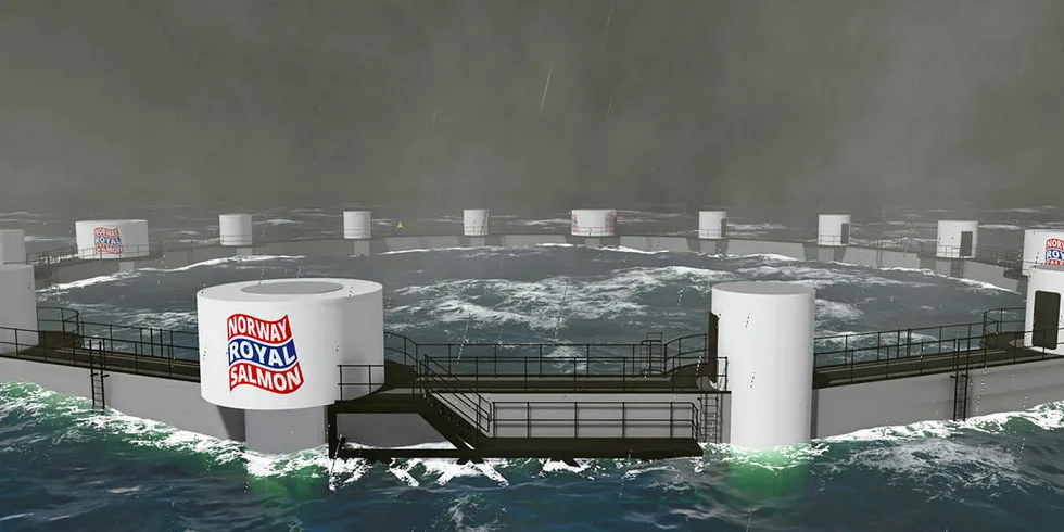 Arctic Offshore Farming. Illustrasjon: