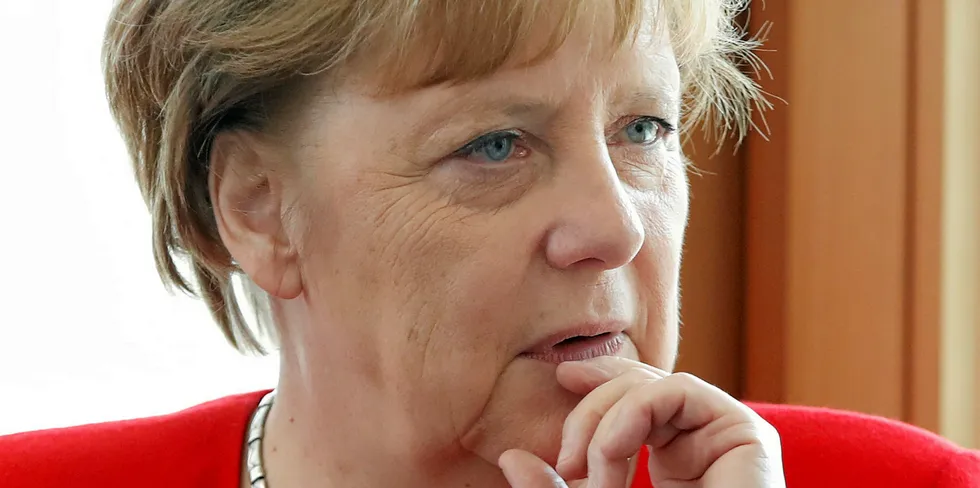 German Chancellor Angela Merkel.