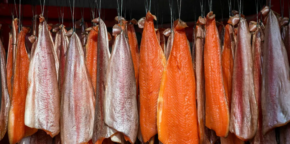 Big fish salmon prices have dropped below smaller caterogies.