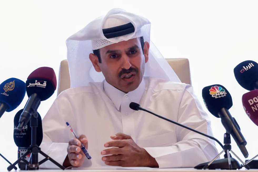 QatarEnergy chief executive, Saad Sherida Al Kaabi.