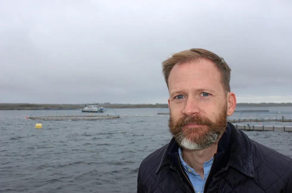 Ola Helge Hjetland, communications director at Mowi.