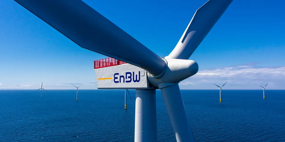 Windpark EnBW Baltic2 . EnBW.