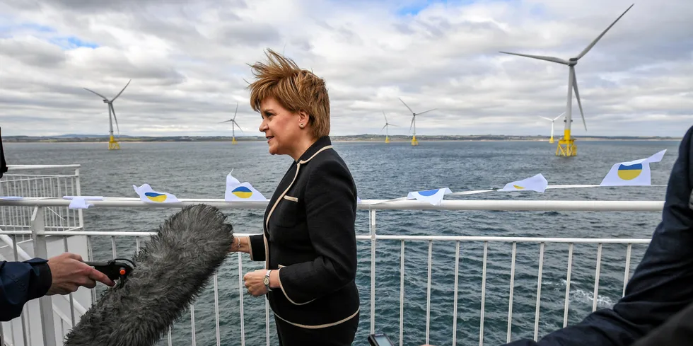 ScotWind has been hailed a triumph by First Minister Nicola Sturgeon.