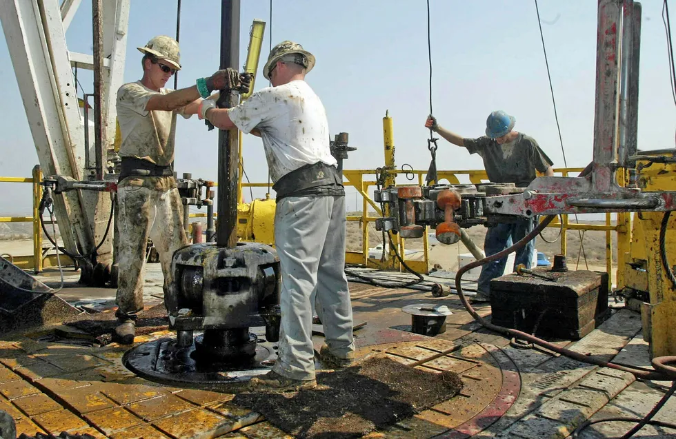 On site: workers at Elk Hills