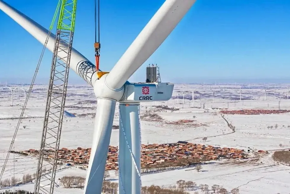CRRC already produces 10MW onshore turbines.