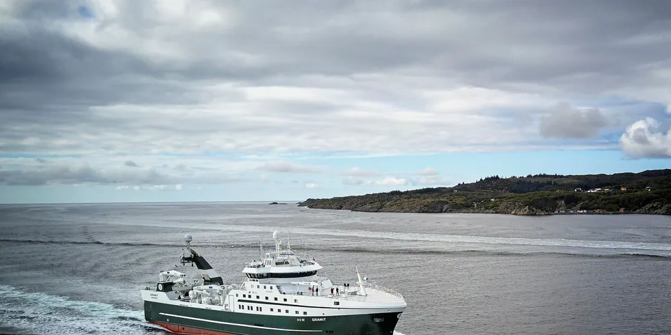The Granit arrived in Bekkjarvik, Norway, in early September.