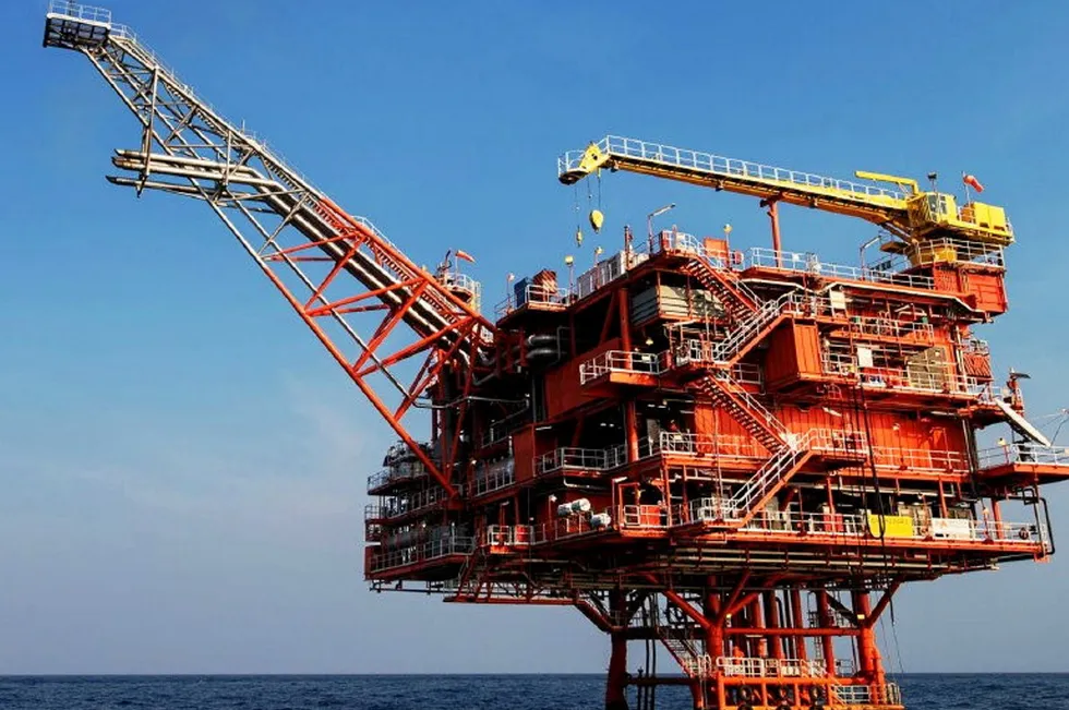 Valeura Energy's Manora platform offshore Thailand.