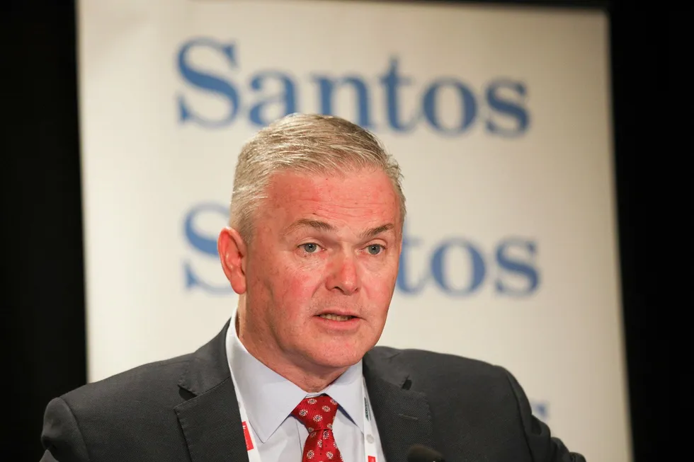 Santos chief executive, Kevin Gallagher.