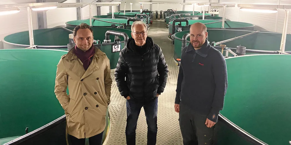 From left, Ola Kvalheim (Co-CEO at Gadus), Finn Christian Skjennum and Christian Svarstad.
