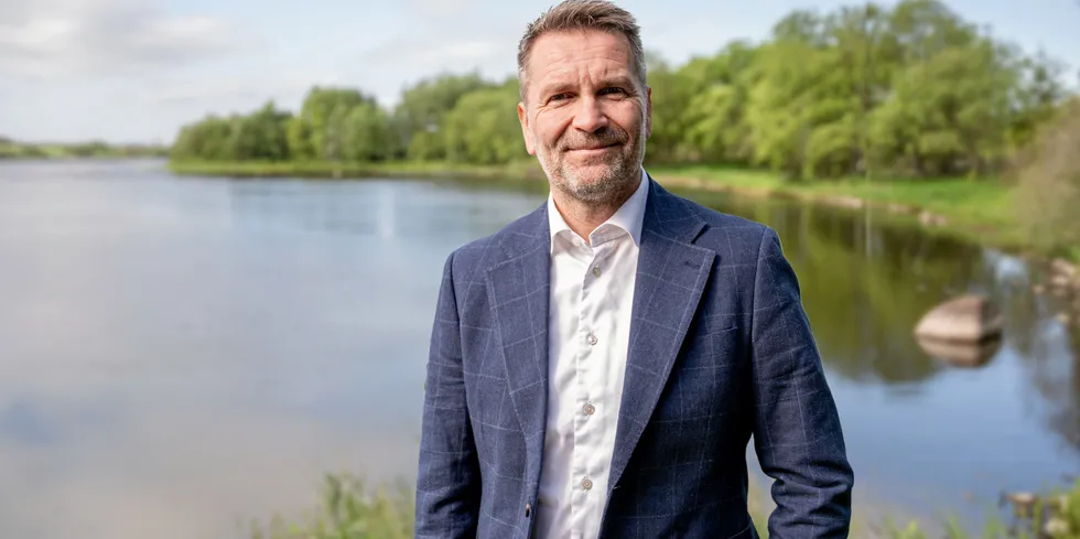 Stig Forre, the new COO for aquaculture equipment and services group Akva's sea-based division.