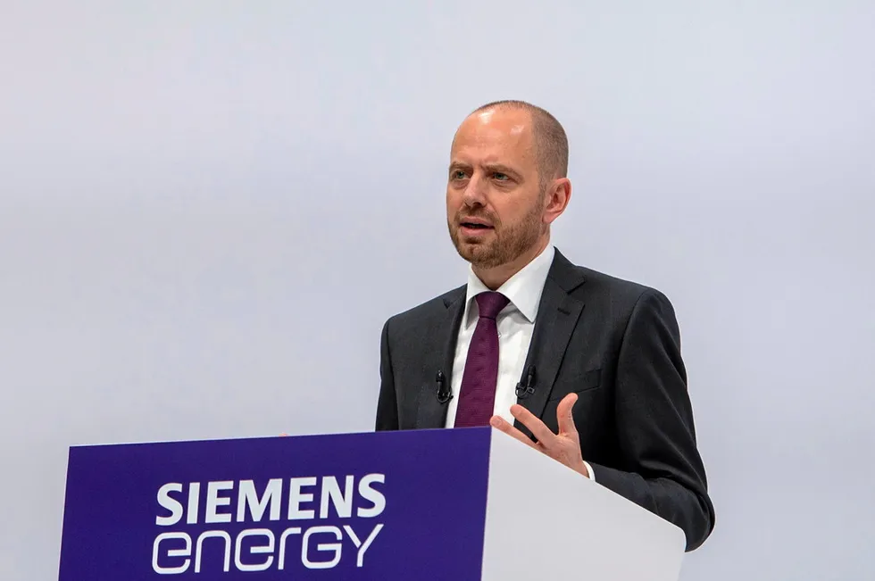 Siemens Energy CEO Christian Bruch.