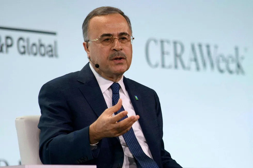 Saudi Aramco chief executive Amin Nasser.