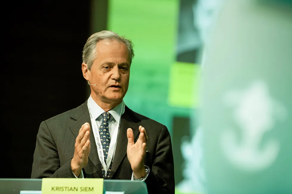 Kristian Siem: the Norwegian shipowner and investor is chairman of Subsea 7.