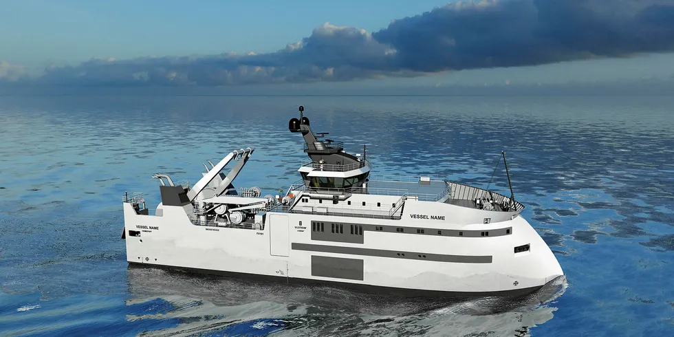 The Ulstein Group is launching a new trawler.
