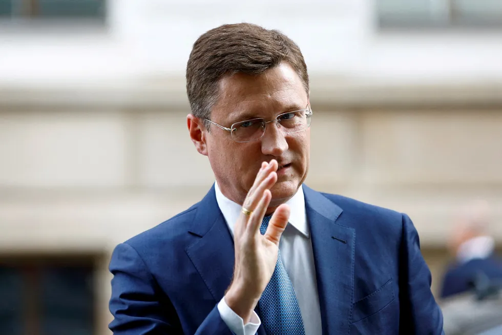 Optimism: Russian Deputy Prime Minister Alexander Novak.