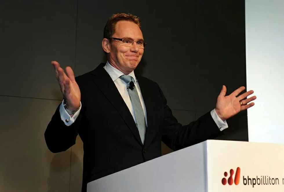 Shale exit: BHP chief executive Andrew MacKenzie