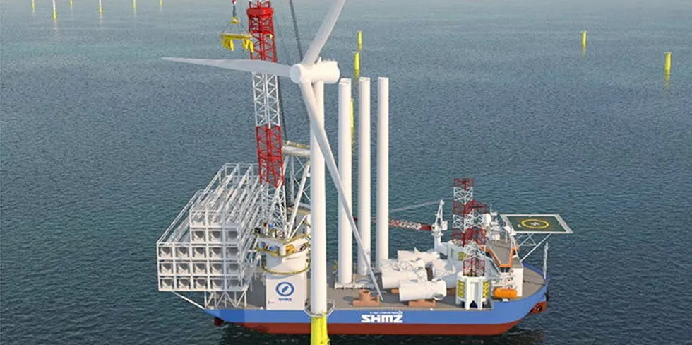 A rendering of the Shimizu vessel.
